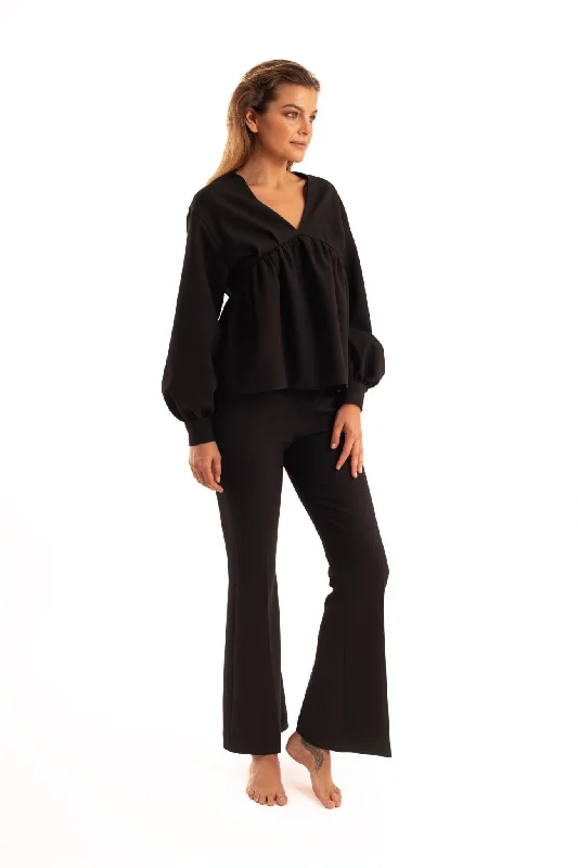 Black Balone Blouse