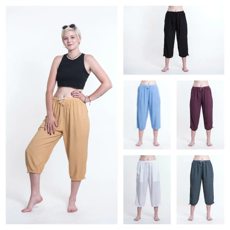 Assorted set of 10 Yoga Cropped Pants Elegant Palazzo Trousers