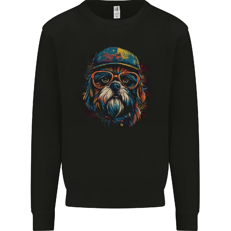 A Cool Shih Tzu Dog Mens Sweatshirt Jumper