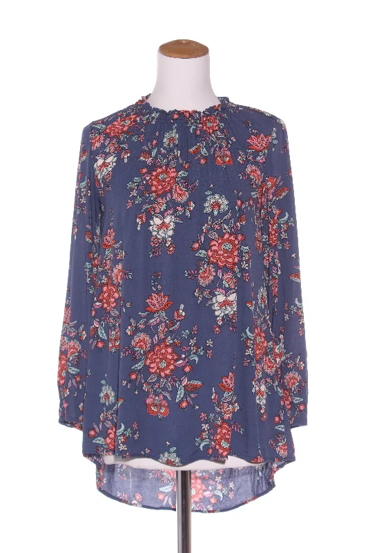 BOHO - Floral print gathered neck blouse! 10