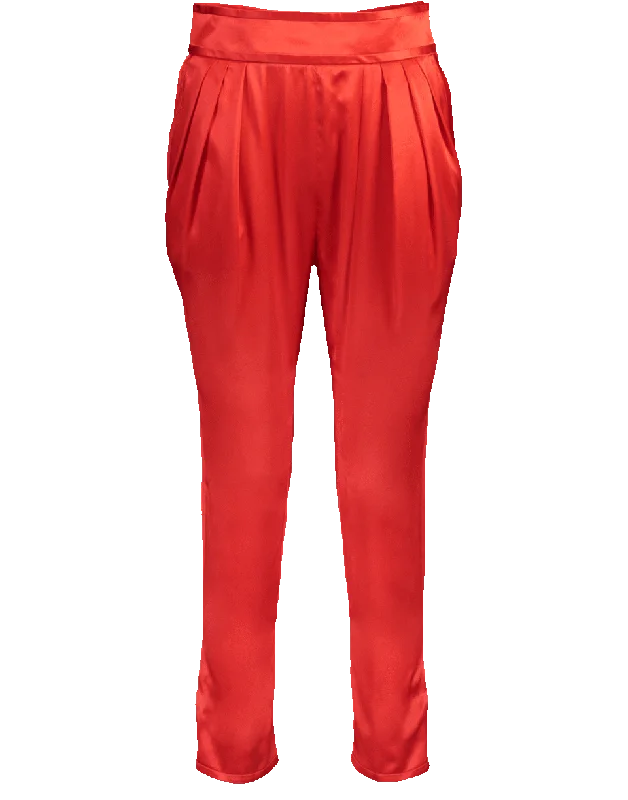 Silk Satin Pant Elegant Trouser Pants