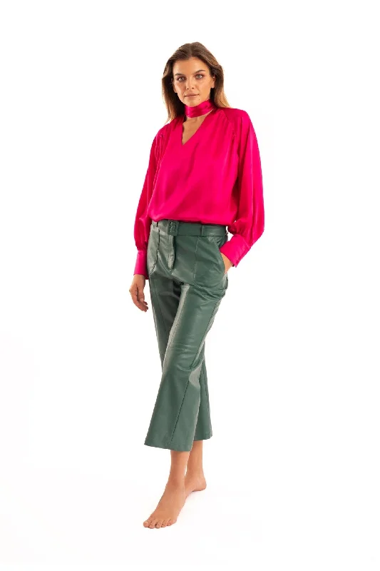 Pink Silk Blouse - NOPIN