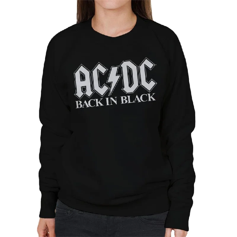 AC/DC Back In Black Women's Sweatshirt