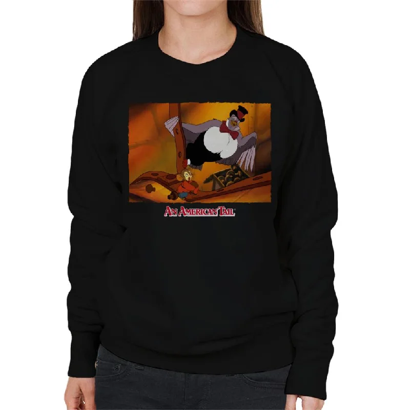 An American Tail Fieval And Henri Le Pigeon Women's Sweatshirt