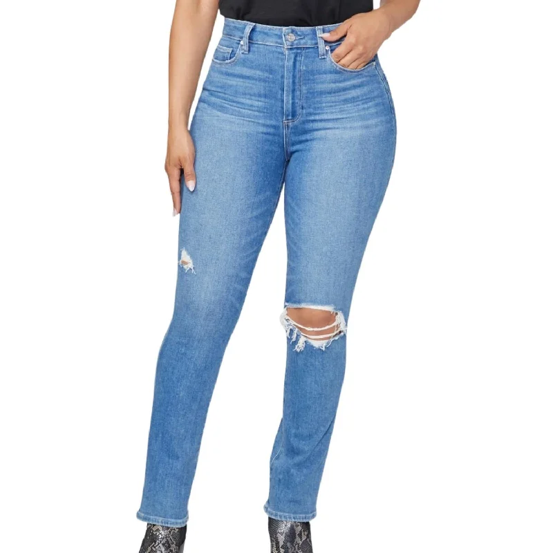 Accent Straight Leg Jeans In Heartbreaker Destructed