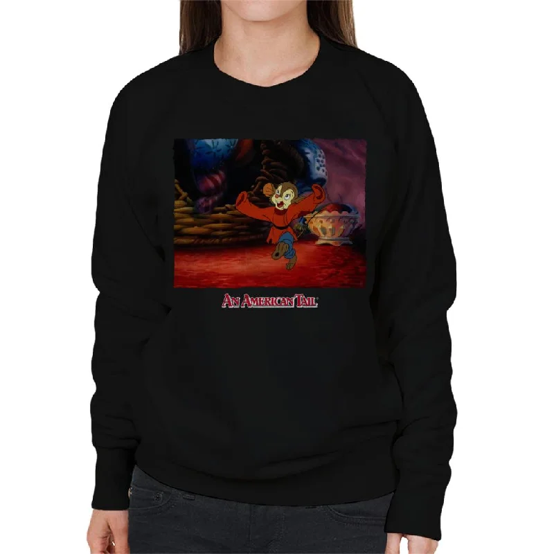 An American Tail Fievel Dancing Women's Sweatshirt