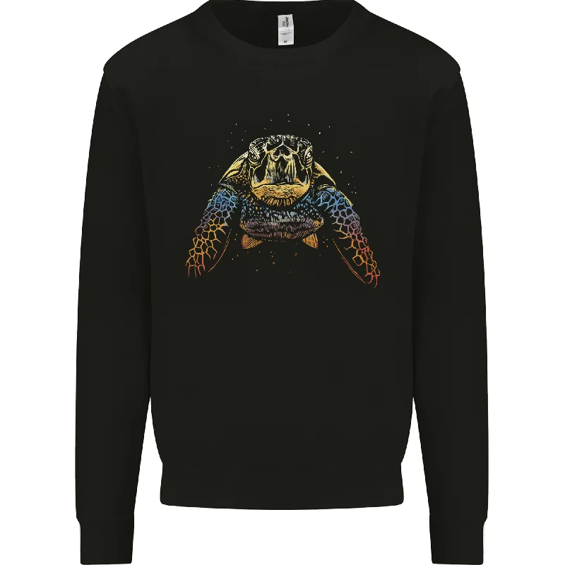 A Colourful Turtle Animals Ecology Ocean Mens Sweatshirt Jumper