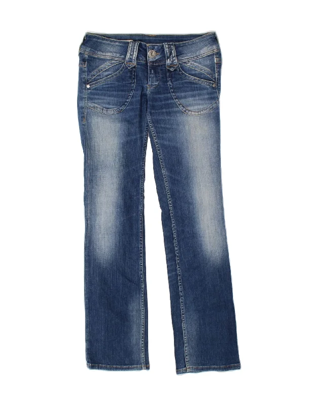 PEPE JEANS Womens Bootcut Jeans W29 L32  Blue Cotton