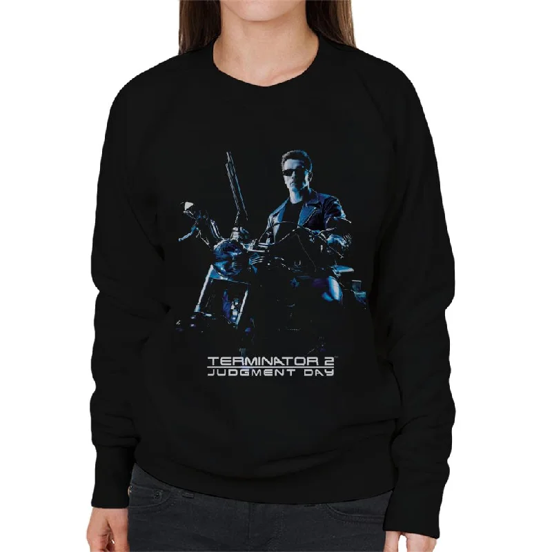 Terminator 2 Judgement Day Theatrical Poster Women's Sweatshirt