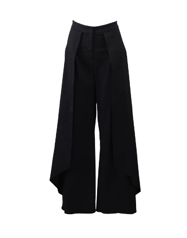 Archilles Slit Front Pant Sleek Black Pants