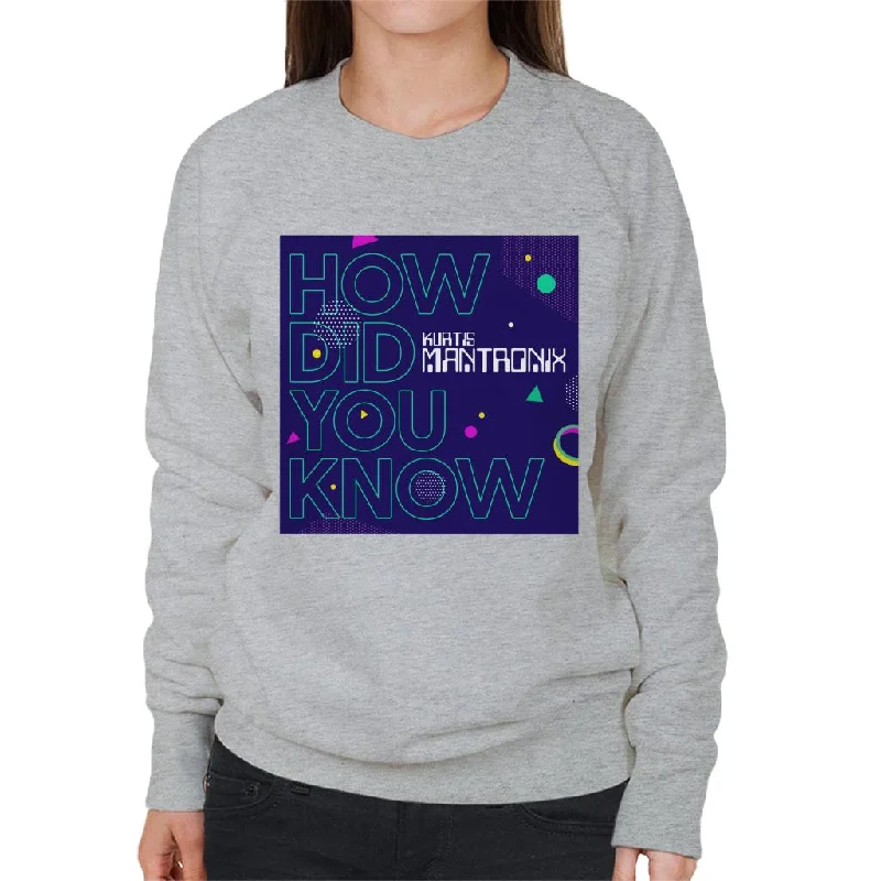 Mantronix Album How Did You Know Women's Sweatshirt