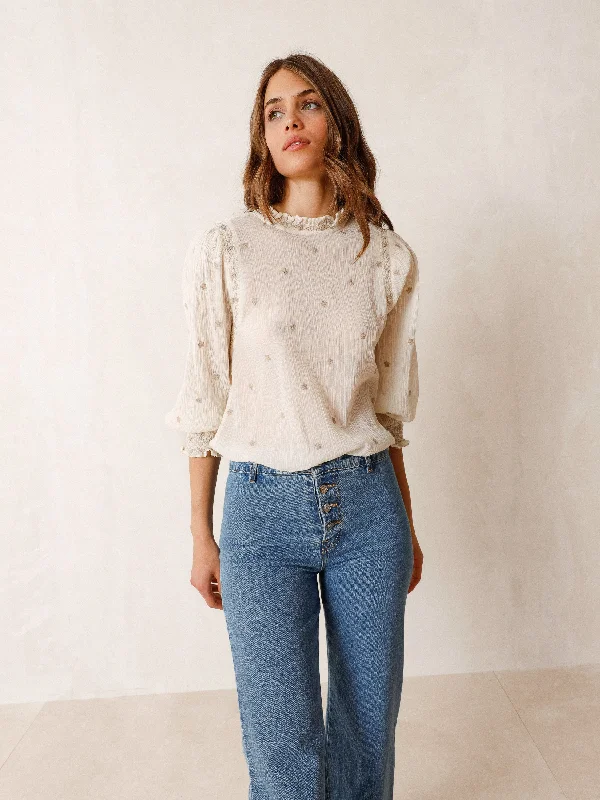 Crepe Gauze Blouse