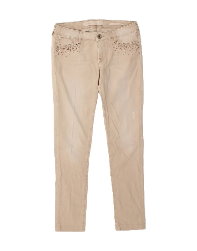 GUESS Womens Starlet Skinny Jeans W29 L29 Beige