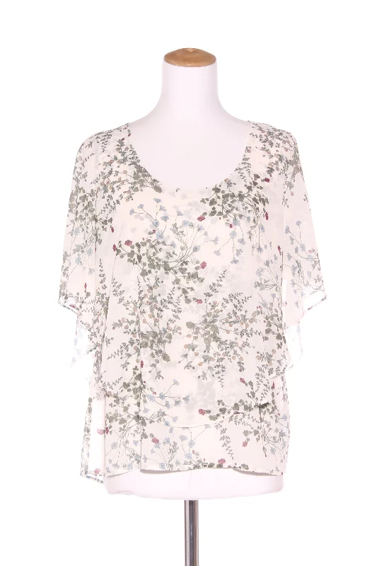 MAX - Cream wildflower print layered blouse! 10