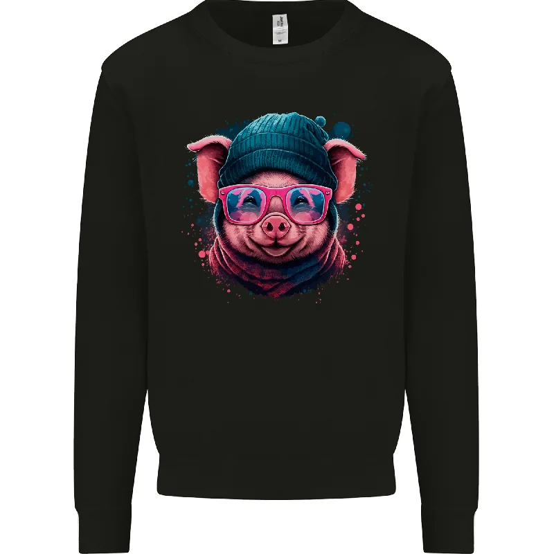 A Cool Pig Mens Sweatshirt Jumper