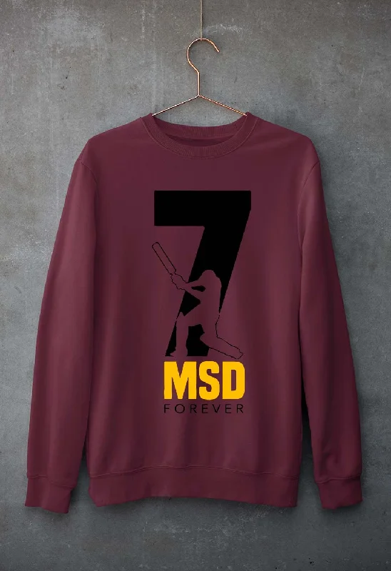 MS Dhoni (MSD) Unisex Sweatshirt for Men/Women