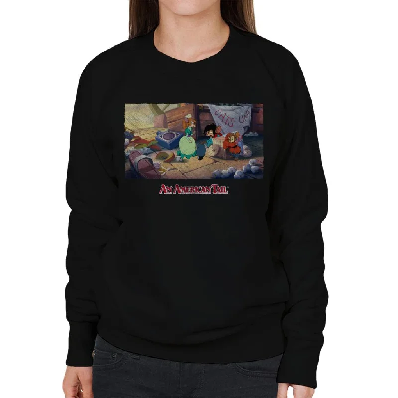 An American Tail Bridget Gives Fievel A Home Women's Sweatshirt