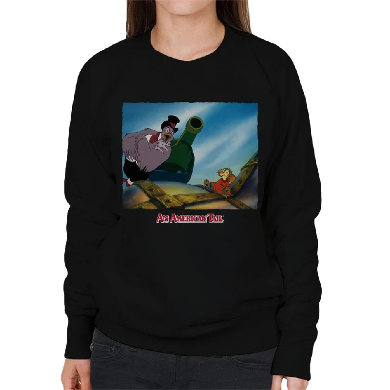 An American Tail Henri Give Fievel Hope Women's Sweatshirt