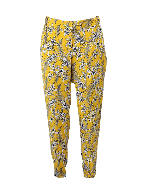 Graphic Jasmine Crepe Pants Fashionable Tapered Leg Pants
