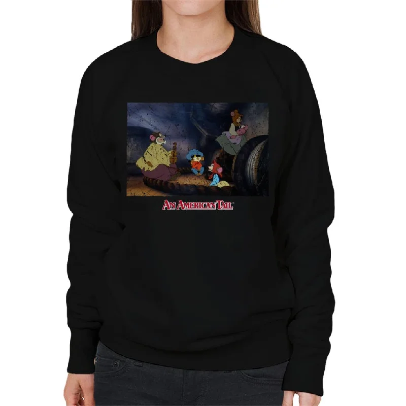 An American Tail Fievel And Family Women's Sweatshirt