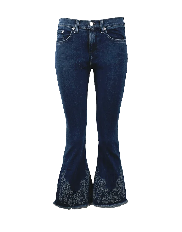Crop Flare Pant Fashionable Jogger Pants