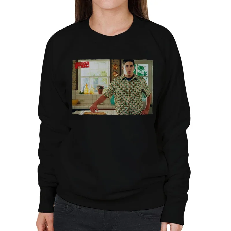 American Pie Jim Touches Pie Women's Sweatshirt