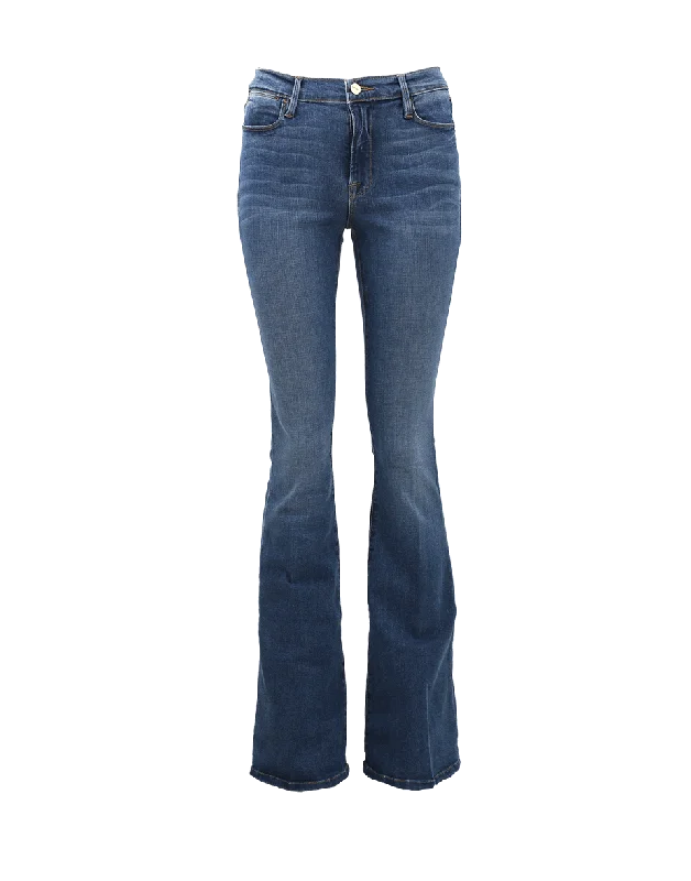 Le High Flare Denim Pant Relaxed Lounge Trousers