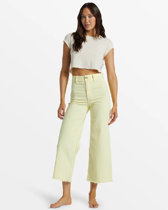 Billabong Free Fall Pants-Cali Rays Stylish Paperbag Waist Pants