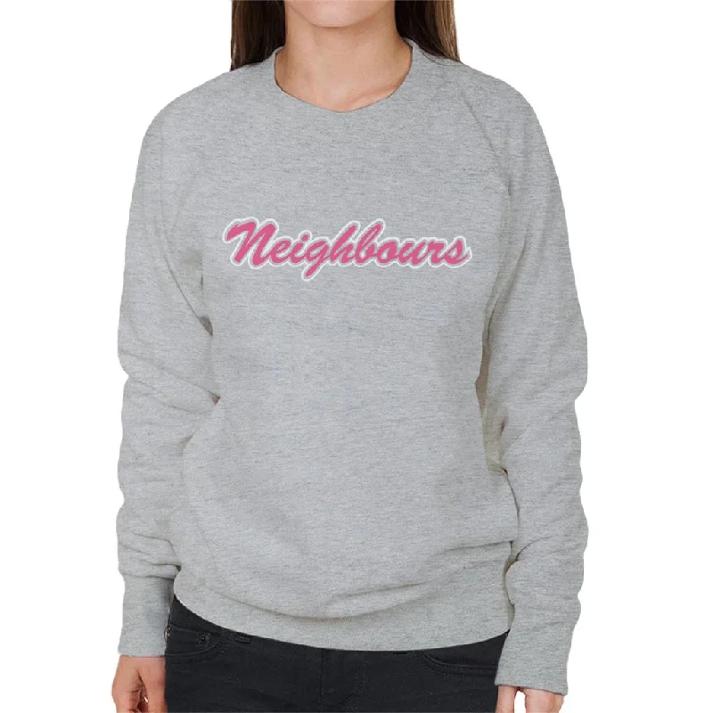 Neighbours Pink Retro Logo Women's Sweatshirt