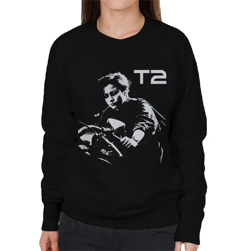 Terminator 2 Judgement Day John Connor Bike Women's Sweatshirt