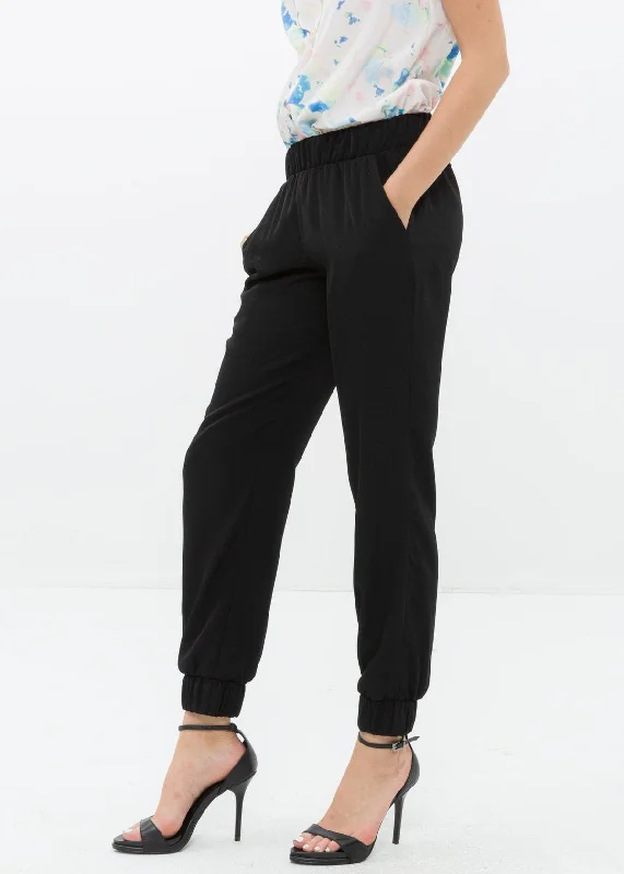 Women's All Day Elastic Cuff Jogger Pants High-Waist Jogger Pants