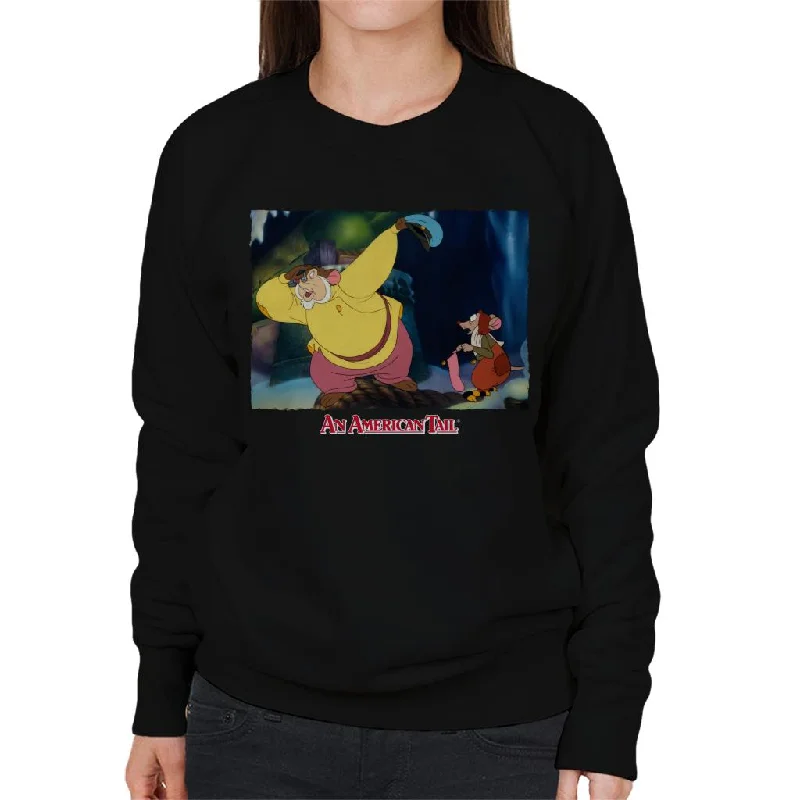 An American Tail Papa Searching Women's Sweatshirt