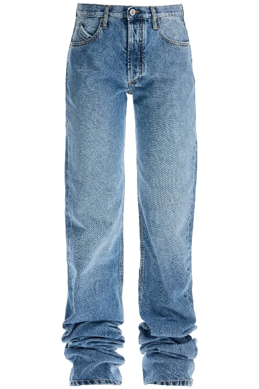 The Attico Women's Extra Long blue Jeans For Tall Individuals