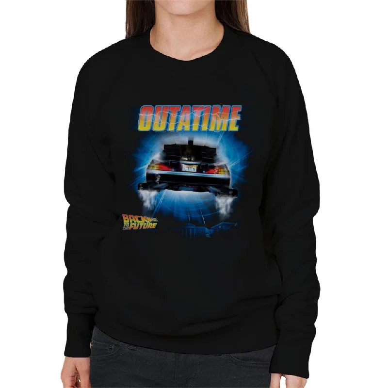 Back to the Future Outa Time Women's Sweatshirt