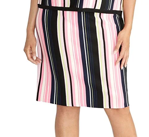 Plus Size Olivia Striped Sweater Skirt