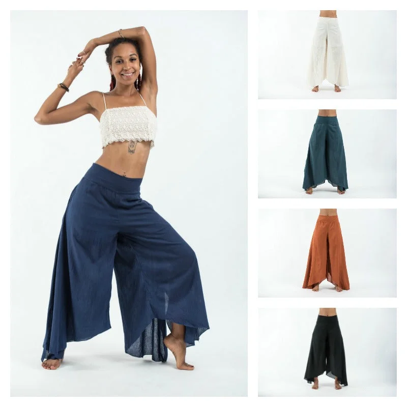 Assorted set of 5 Tinkerbell Cotton Palazzo Pants High-Waist Jeans
