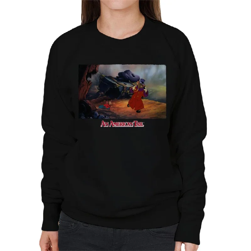 An American Tail Fieval And Warren T Rat Women's Sweatshirt