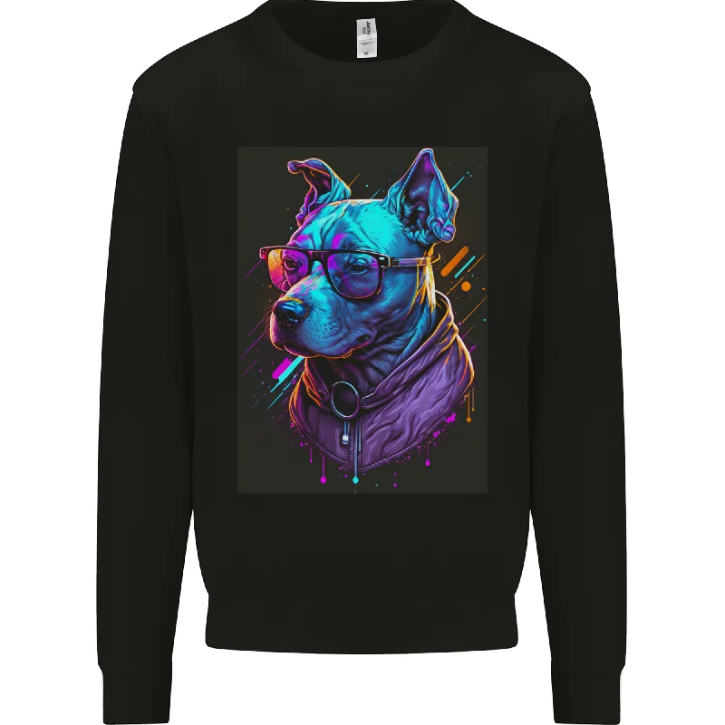 A Cool Staffy Staffordshire Bull Terrier Dog Mens Sweatshirt Jumper