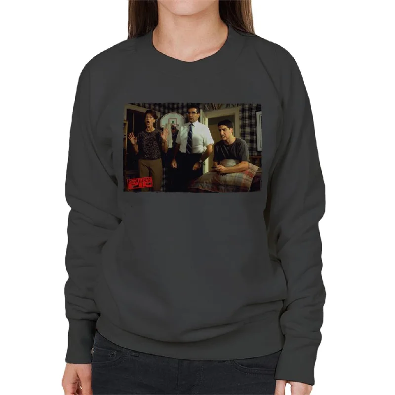 American Pie Jim Caught By Parents Women's Sweatshirt