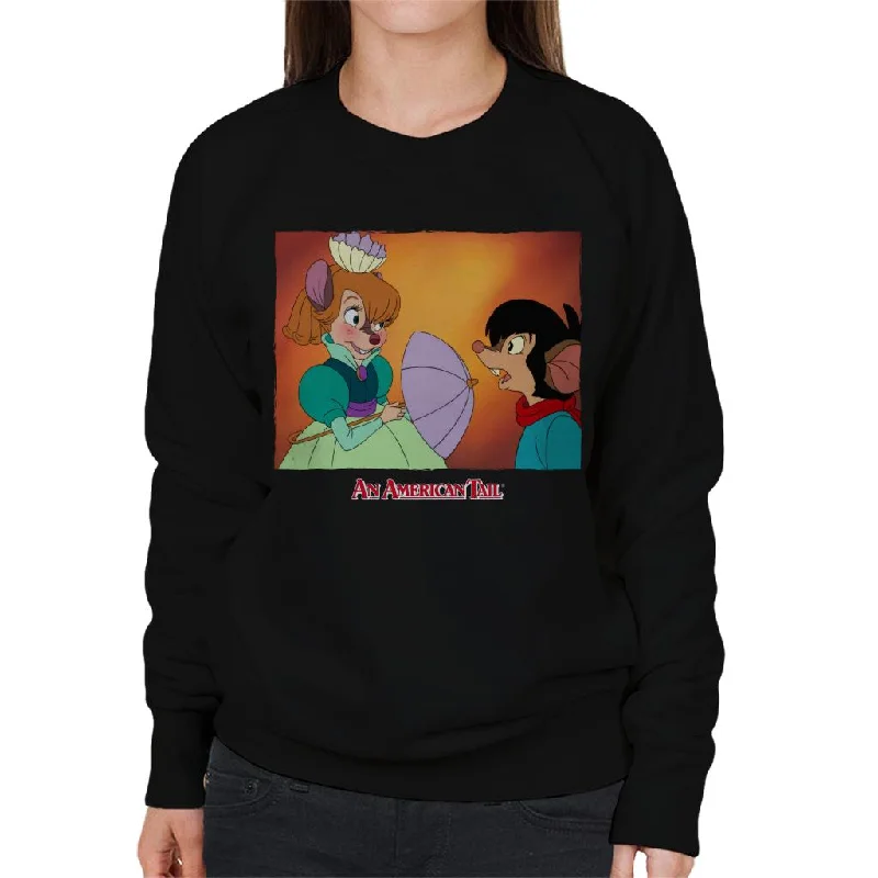 An American Tail Bridget Blushing Women's Sweatshirt