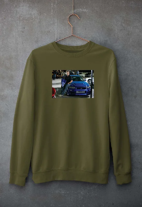 paul walker fast and furious Unisex Sweatshirt for Men/Women