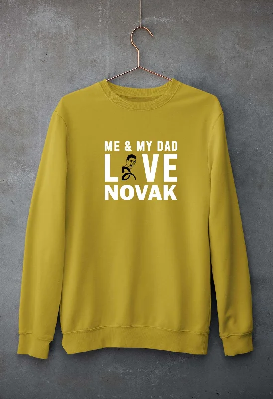 Love Novak Djokovic Tennis Unisex Sweatshirt for Men/Women