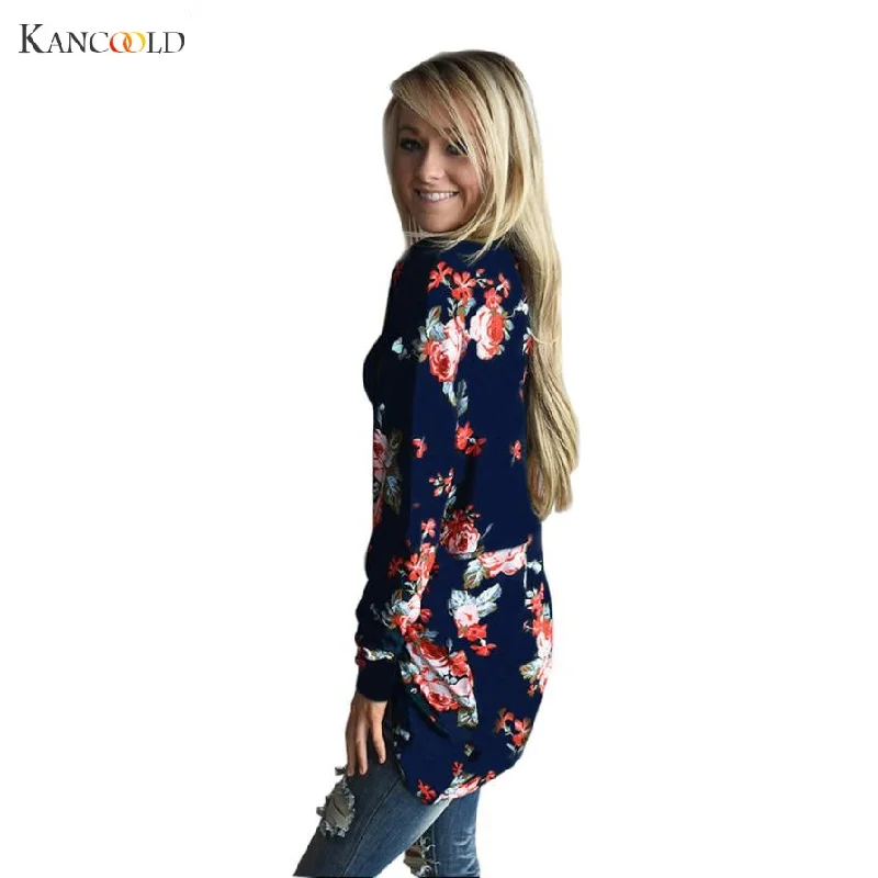 Fashion Long Sleeve Sweater Women 2017 Autumn Fashion New Flower Long Female Cardigan Women's Sweater pull femme Oc24GBY