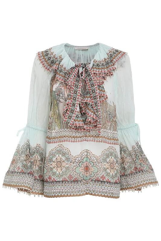 Kaleidoscope Ruffle Blouse