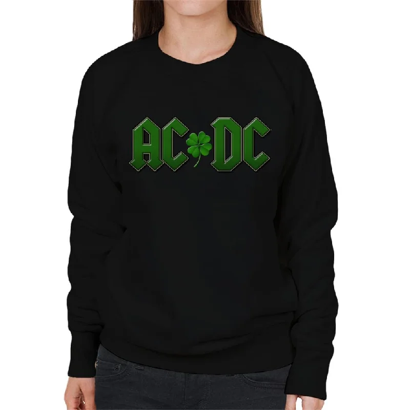 ACDC St Patricks Day Logo Women's Sweatshirt