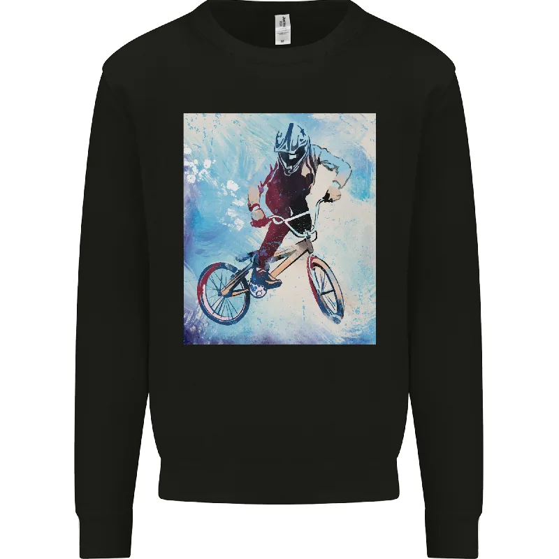 A Cool BMX Design Mens Sweatshirt Jumper