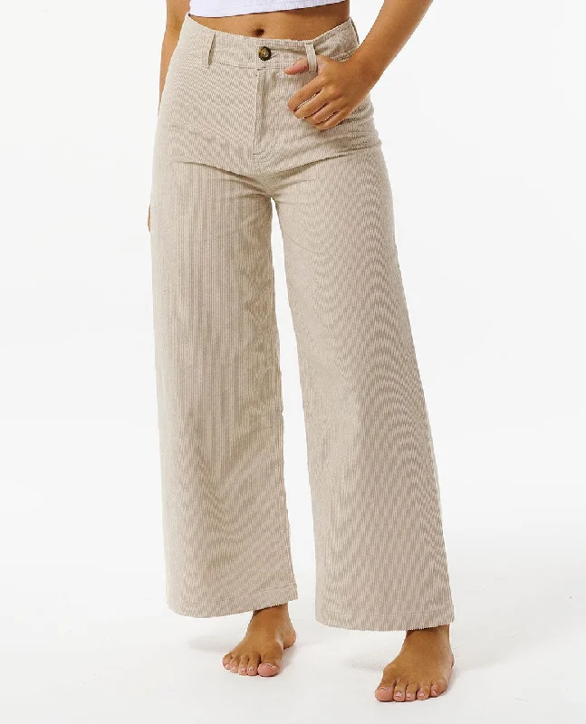 Rip Curl Stevie Cord Pants-Shell Trendy High-Waist Trousers