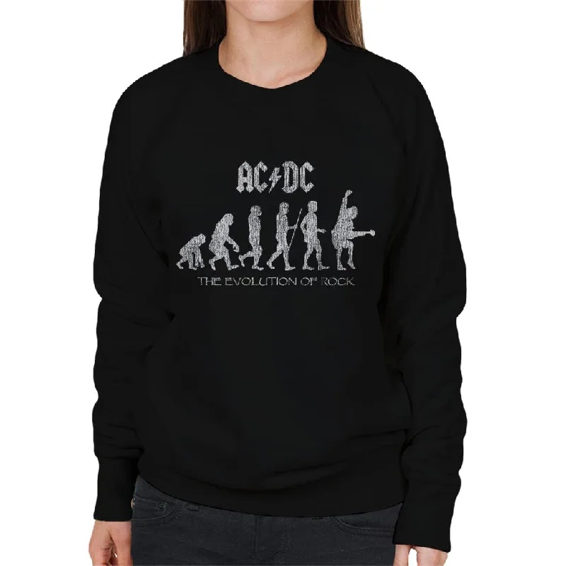 AC/DC Evolution Of Rock Women's Sweatshirt