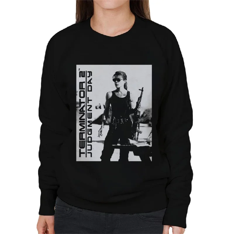 Terminator 2 Judgement Day Sarah Connor Women's Sweatshirt