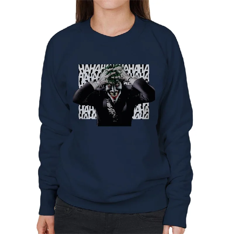 Batman Halloween Joker Hahaha Women's Sweatshirt